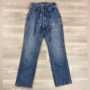 Abercrombie and Fitch ultra high rise straight leg jeans NWT